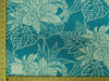 SWATCHES Blue/Turquoise Hawaiian Floral Prints