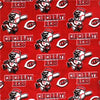 Anti-Pill Cincinnati Reds Fleece B407 "LAST PIECE MEASURES 3 YARDS"