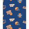 Premium Anti-Pill Illinois, University Of Fleece B342 "LAST PIECE MEASURES 1 YARD 9 INCHES"