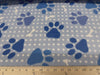 Anti-Pill Polka Dot Paws Blue Fleece 203