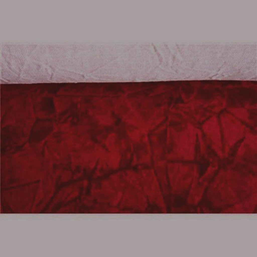 Upholstery Crushed Velvet Red
