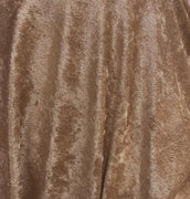 Crushed Panne Velour Velvet Dark Gold