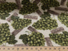 Premium Anti-Pill Merlot Grapes Wine Corks Green Fleece 105