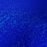 Metallic Hologram Foil Spandex LIGHT ROYAL