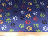 Blue Rainbow Paws Fleece NF-1