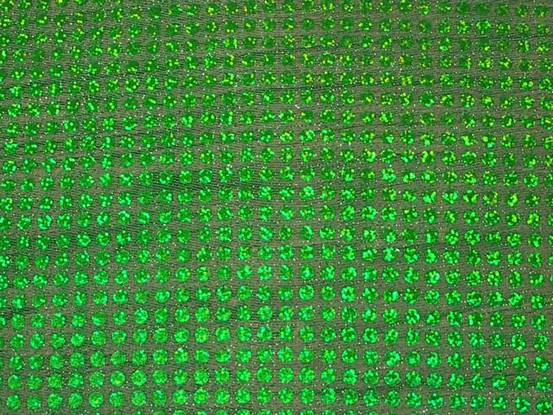Large Hologram Confetti Dot Sequins EMERALD