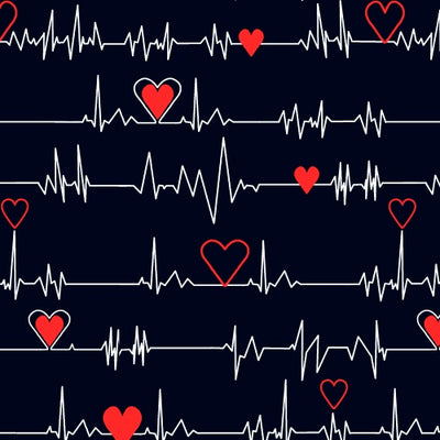 Premium Anti-Pill Heartbeat Fleece 182 