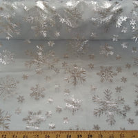 SWATCHES Snowflake Organza