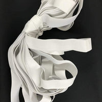 1 Yard  White 1" Elastic