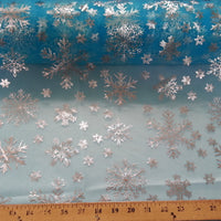 SWATCHES Snowflake Organza