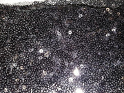 Embroidered Glitz Sequins BLACK