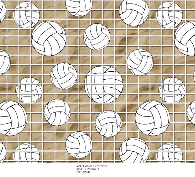 Anti-Pill Beach Sand Volleyballs Fleece 473