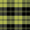 Premium Anti-Pill Double Take Plaid Chartruese Fleece 237