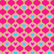 Premium Anti-Pill Diamond Hearts Fleece 265