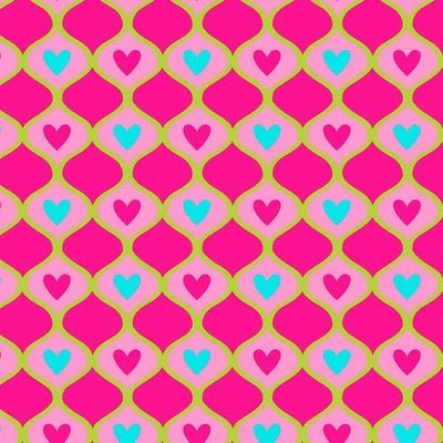 Premium Anti-Pill Diamond Hearts Fleece 265