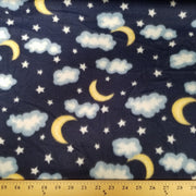 Clouds Moon Stars Fleece 247