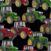 Premium Anti-Pill Tractors Black Fleece 28332