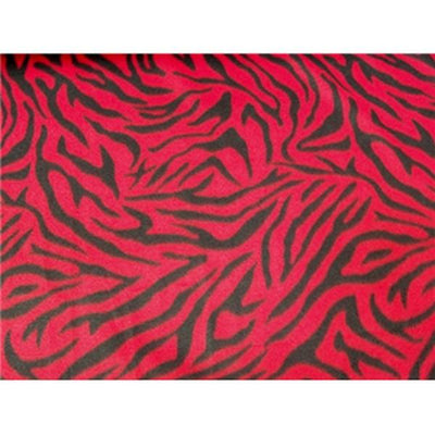Zebra Red Black Fleece 301