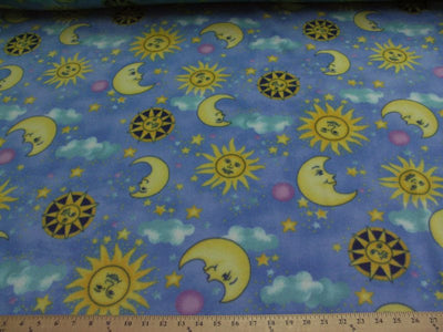 Premium Anti-Pill Celestial Light Blue Fleece 314