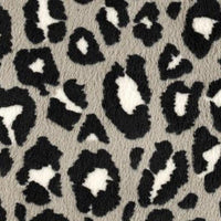 Jaguar Minky Cuddle Fur BLACK GRAY