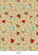 Premium Anti-Pill Coffee Cups Fleece 127