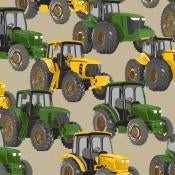 Anti-Pill Tractors Tan Fleece 361