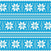 Premium Anti-Pill Nordic Star Turquoise Fleece 365