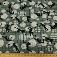 Anti-Pill Gray Volleyball Play Fleece 399