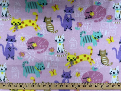 Anti-Pill House Cats Fleece 42