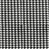 Premium Anti-Pill Houndstooth Black White Fleece 432