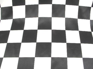 Checkered Dull Satin 3 INCH BLACK