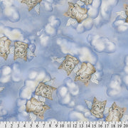 Premium Anti-Pill American Greetings Angel Kittens Fleece 459