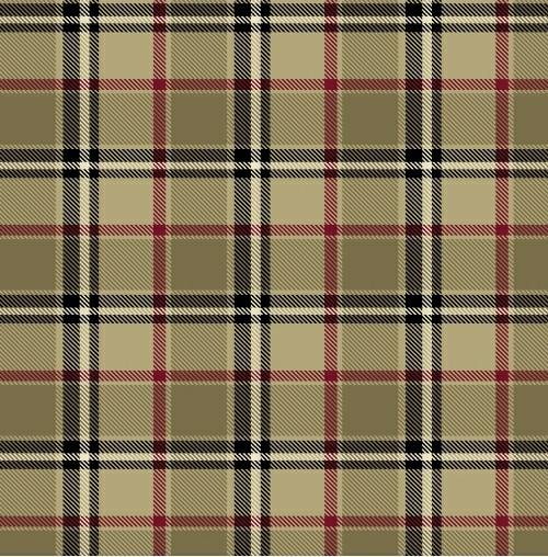 Anti-Pill London Plaid Camel Fleece 492