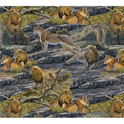 Anti-Pill Lion Pride Fleece 495