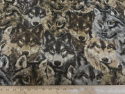 Premium Anti-Pill Wolves Fleece 511