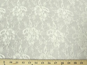 Flower Stretch Lace IVORY SL-4