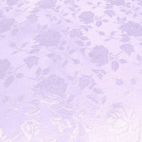 Floral Satin Brocade Lavender
