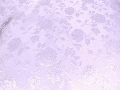 Floral Satin Brocade Lavender