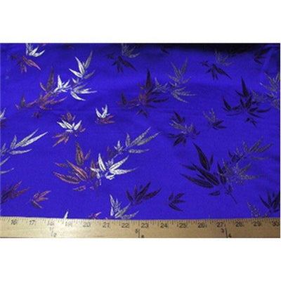 Chinese Bamboo Brocade Royal Blue