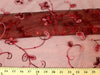 SWATCHES Embroidered Flower Sequins Organza
