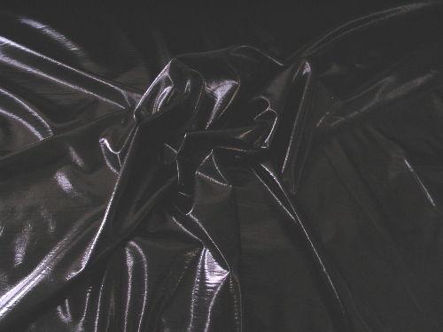 Metallic Spandex Black