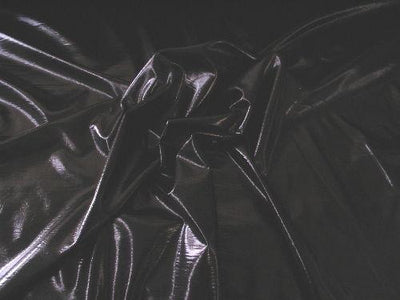Metallic Spandex Black