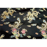 SWATCHES Chinese Satin Dragon/Phoenix Brocade