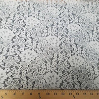 Floral Daisy Stretch Lace IVORY SL-78
