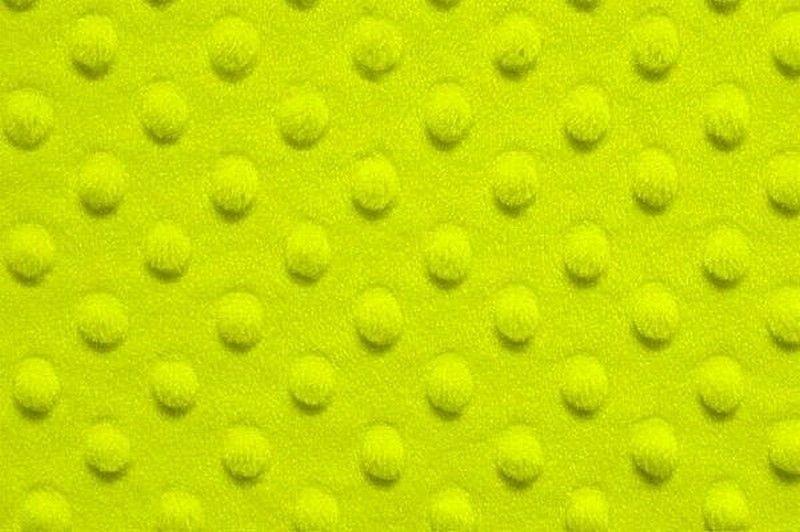 Minky Dimple Dot Fur YELLOW