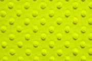 Minky Dimple Dot Fur YELLOW