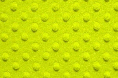 Minky Dimple Dot Fur YELLOW