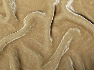 Plush Silk Velvet 54" Wide DARK KHAKI