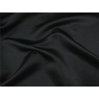 Dull Bridal Satin/Lamour Satin (peau de soie) BLACK