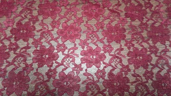 Rachel Lace BURGUNDY FL-5